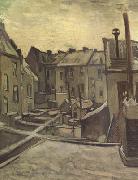 Vincent Van Gogh, Backyards of Old Houses in Antwerp in the Snow (nn04)